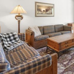 Two Couches & Two Bookshelves (This End Up Furniture Co.)