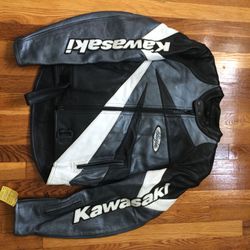 Kawasaki motorcycle jacket size large