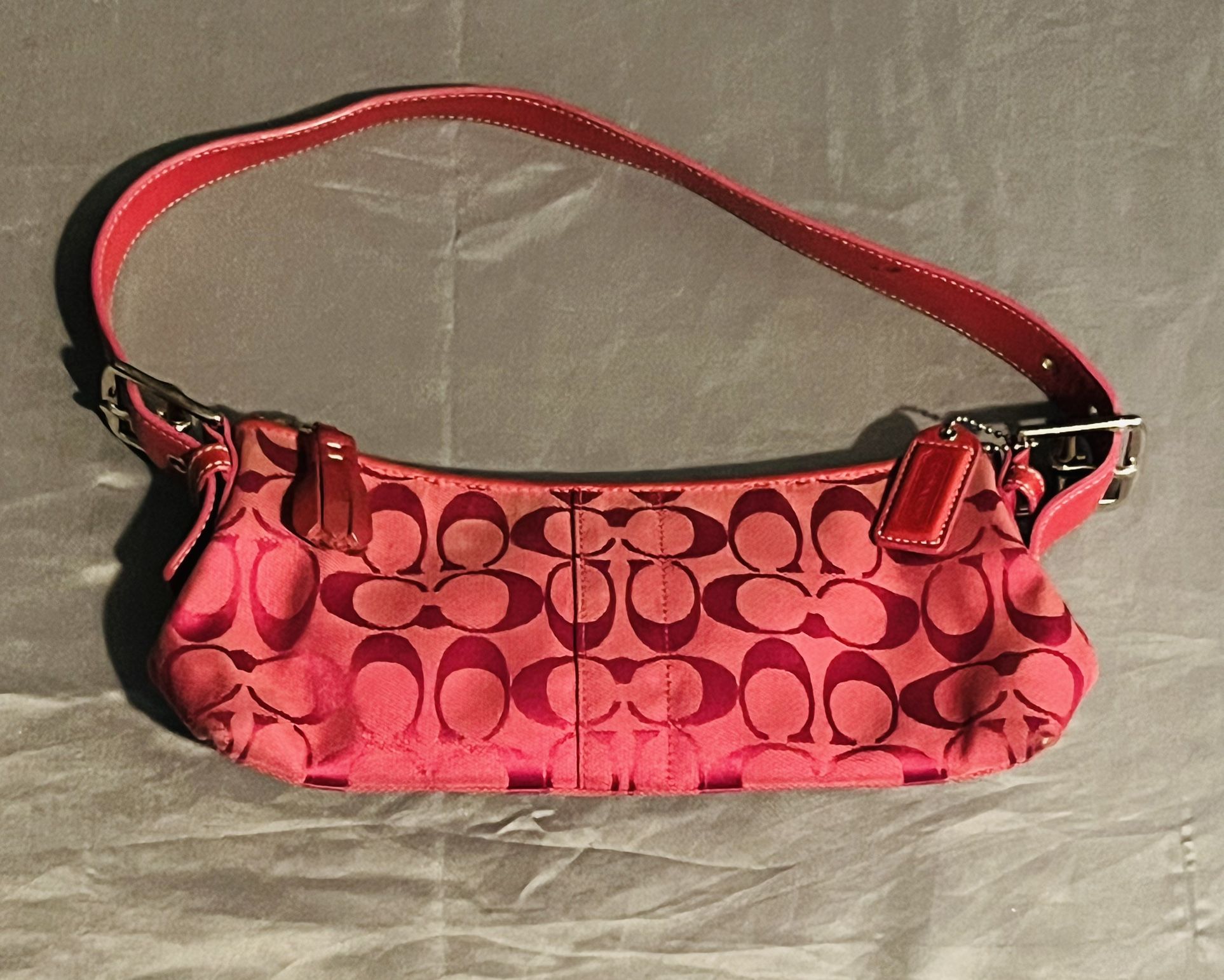Pink Signature Coach Bag