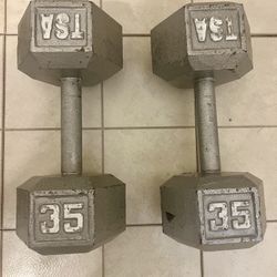 35 lb Dumbbells