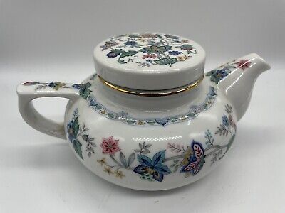 Vintage Andrea by Sadek Teapot Cup Floral With Lid Japan