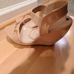 Peach Party Heel Platform