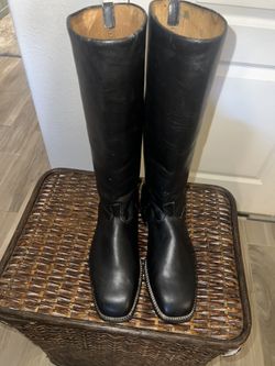 High Leather Boots
