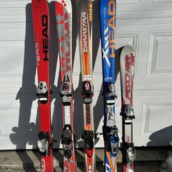 Assorted Skis Sz 100-130