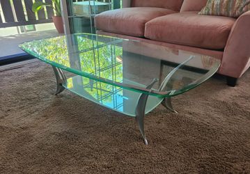 Glass Cocktail/Coffee Table