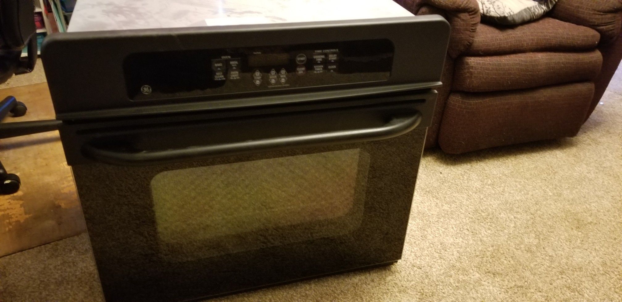 GE JT3000DFBB Wall mounted Electric Oven - 5 cu ft - Black