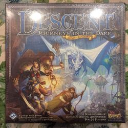 NEW SEALED Descent 2nd Edition Fantasy Flight Dungeon Crawl Game