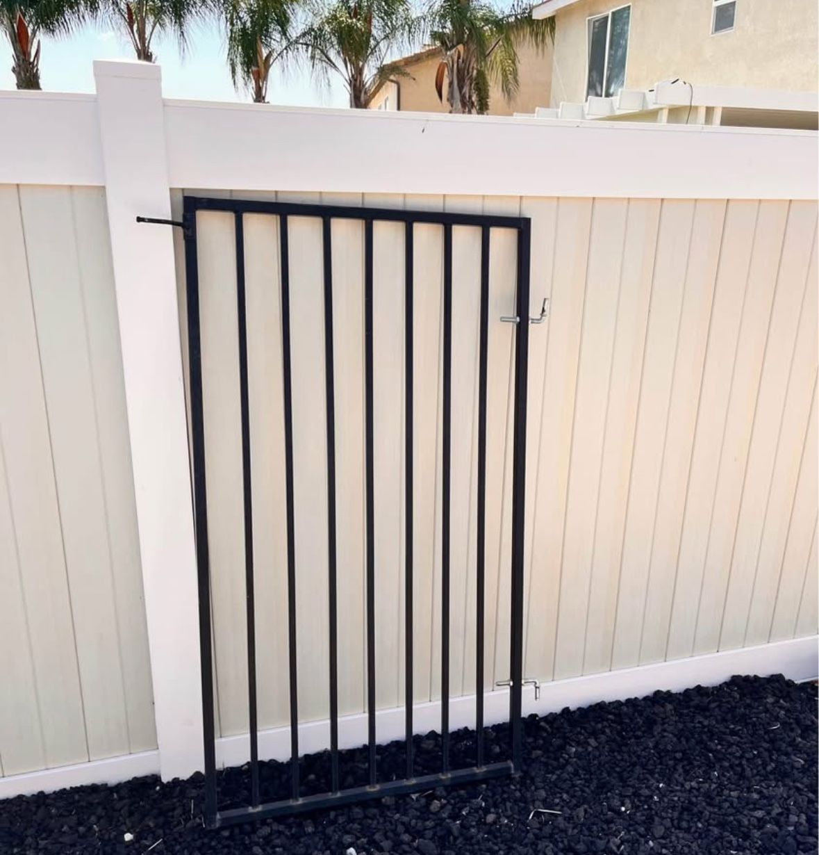 Gate for black metal fence (separate listing for fence)