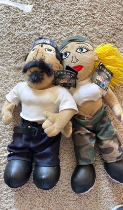 Vintage vatos plush dolls both have tags both for $60