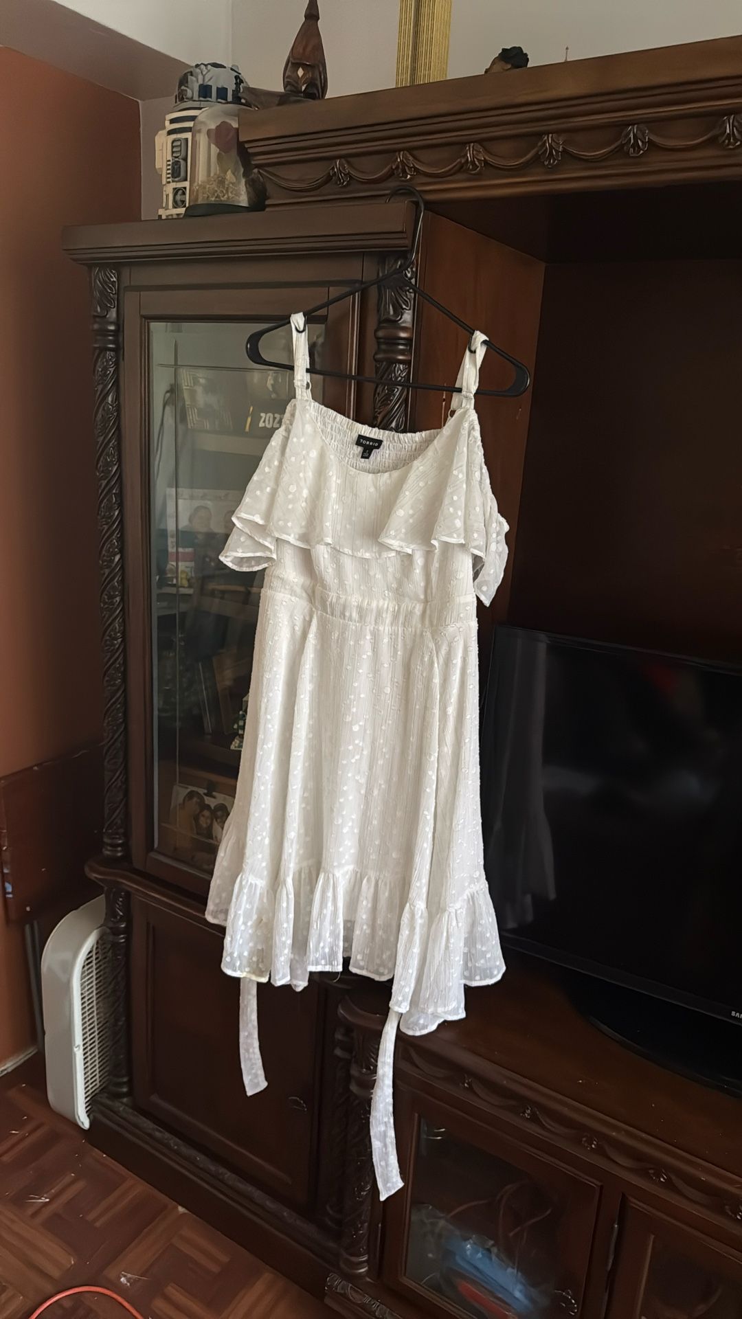 White summer dress