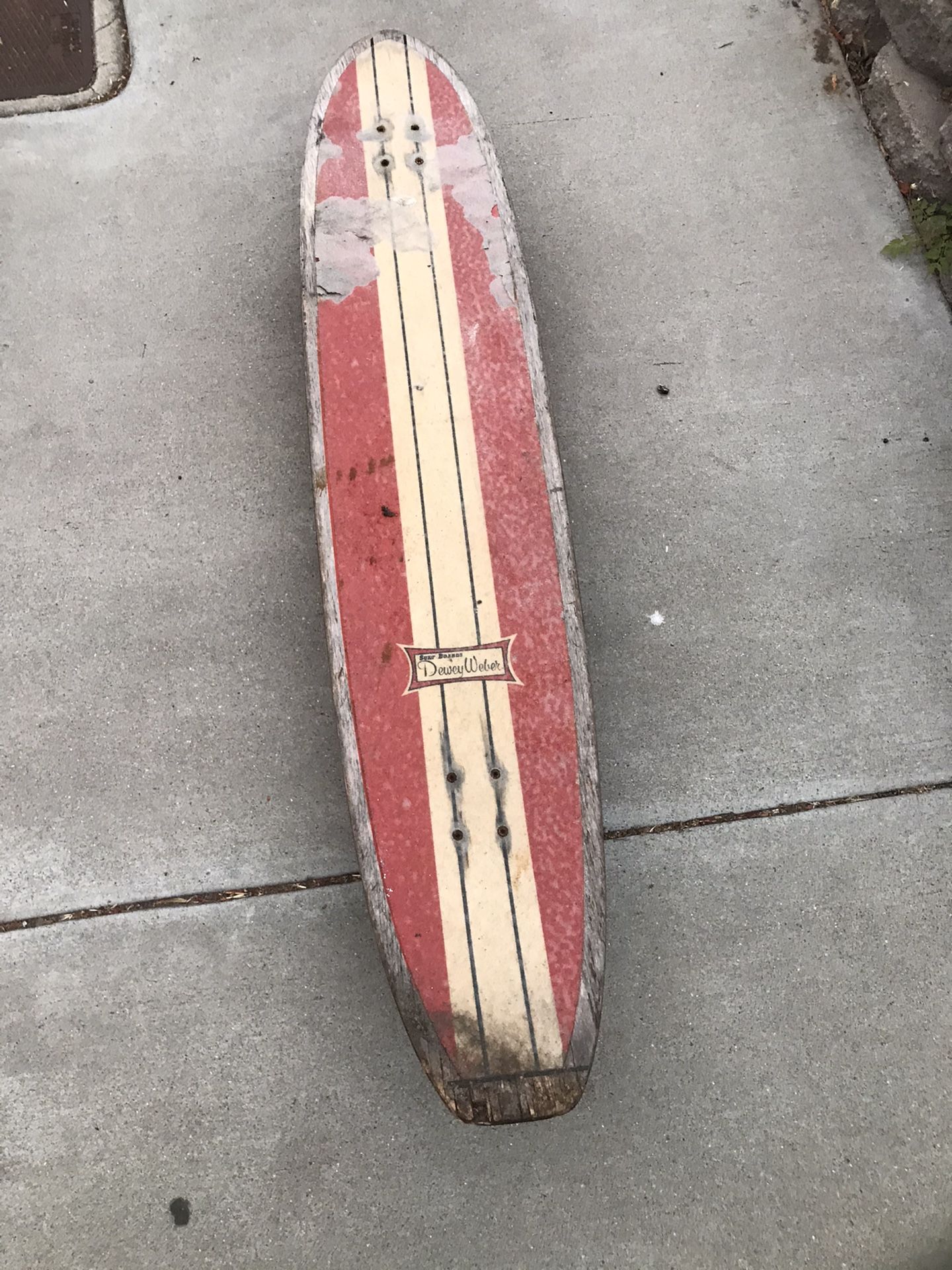 Adesivo Grande Formato Dewey Weber – Tavole Da Surf Classic – 8 X 4 Pollici, USA