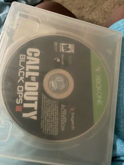 Xbox one call of duty black ops 3 with some progress on it.