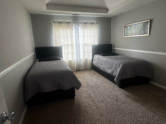 Two Twin Beds – Mattress, Box Spring & Headboard – $400 (Must Pick Up)