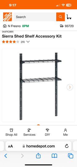 Shelf Kit For Suncast Shed 