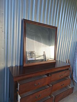 6 drawer dresser with mirror