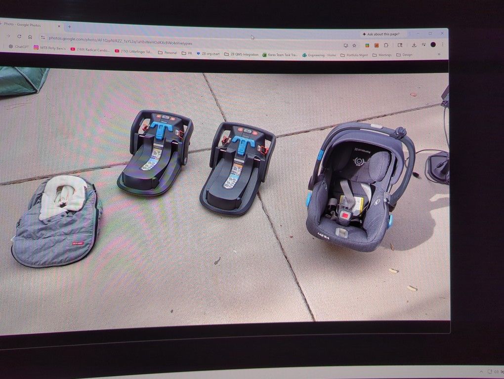 Uppababy Car Seat Two Bases Winter Cover