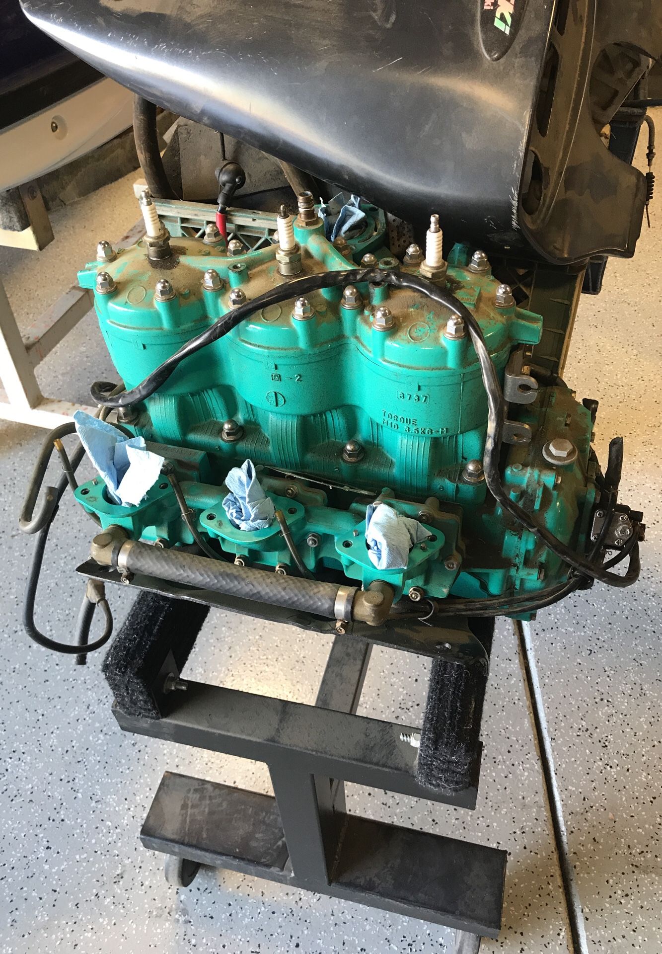 Complete ready to run 1100 Kawasaki JetSki engine motor. Perfect replacement motor or for a conversion SXR 800 ski