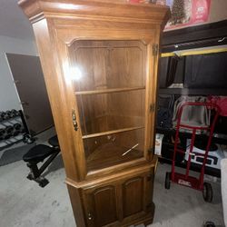 Corner Curio Cabinet