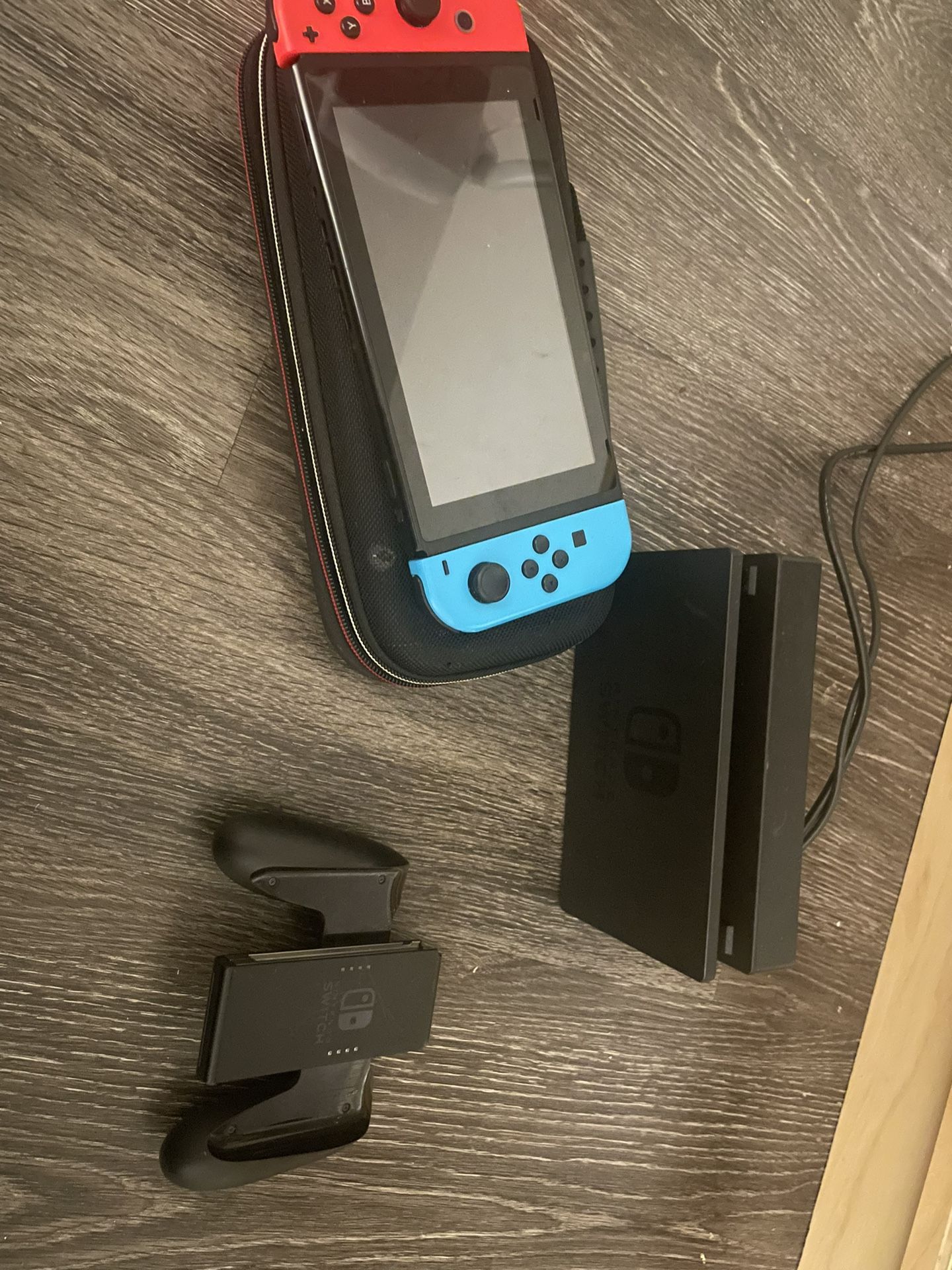 Nintendo Switch With Mario Cart Game