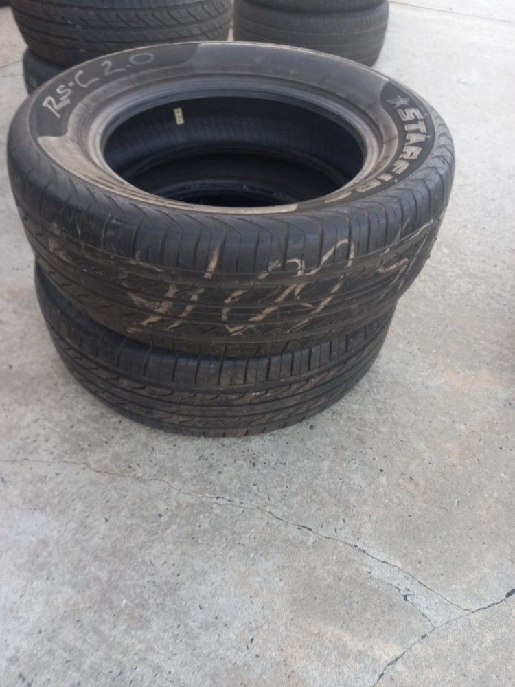 2 STARFIRE 225 60 16 TIRES GREAT SHAPE 