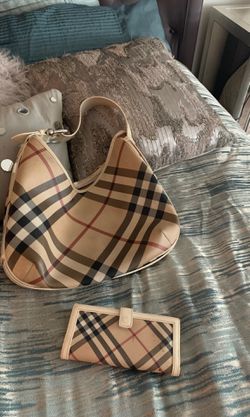 Burberry bag and wallet
