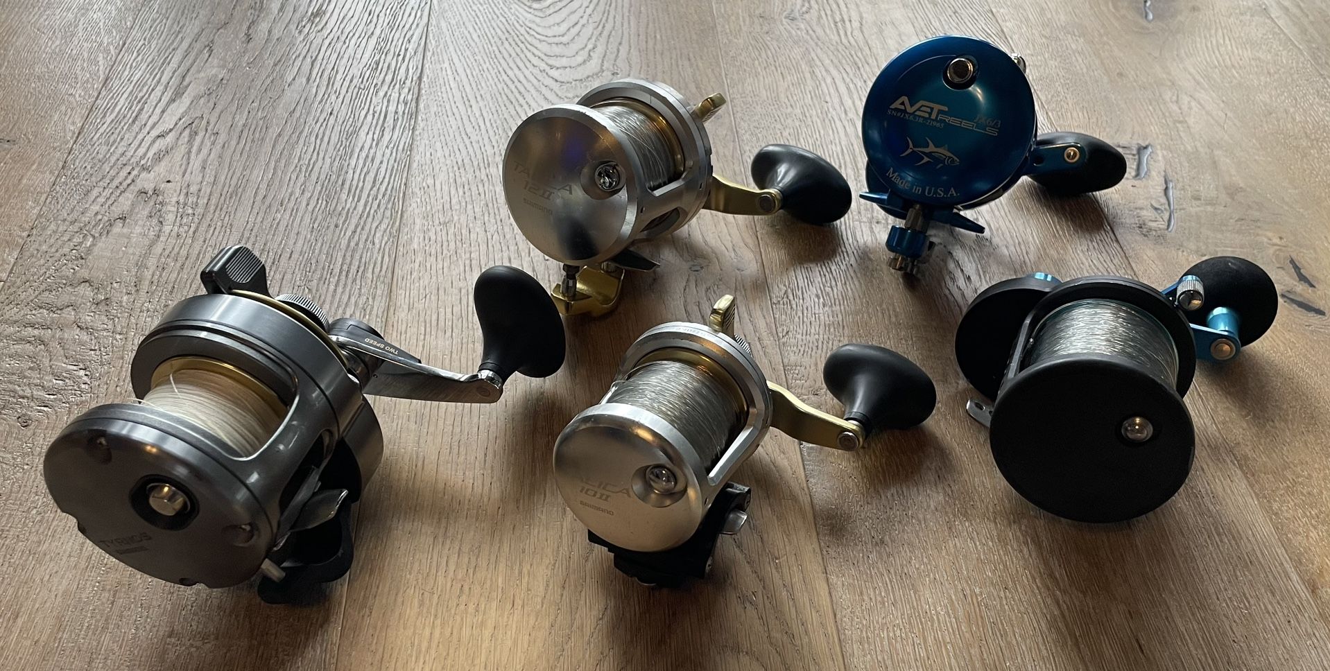 2 Speed Fishing Reels Shimano Avet Daiwa for Sale in Oceanside, CA ...