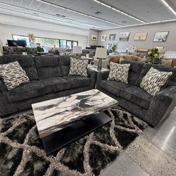 2 PC SOFA AND LOVESEAT