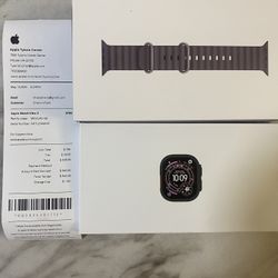 Apple Watch Ultra 3 49mm Titanium Case with Black Band - Black, One Size (GPS + Cellular)