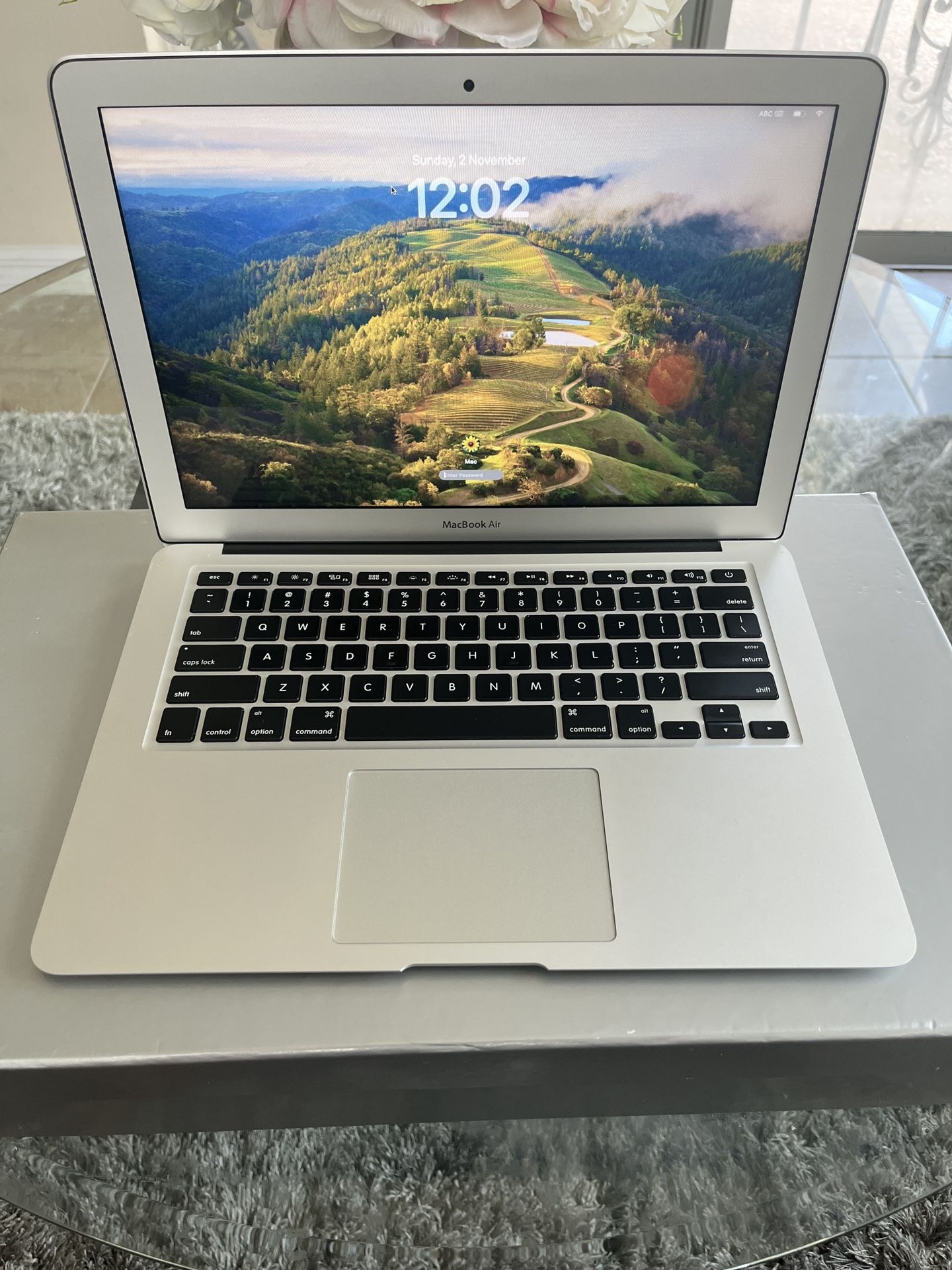 Apple MacBook Air A1466 13” 2017 Laptop Intel i5 8GB RAM 128GB SSD MacOS Sonoma w/ Charger - $175