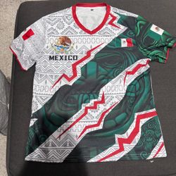 Mexico Sports Jersey for Men Women, Mexican Aztec Heritage Soccer Shirt