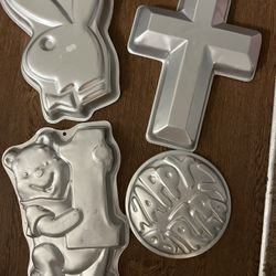 Winnie, Playboy, Cross, Happy Birthday Cake Pans