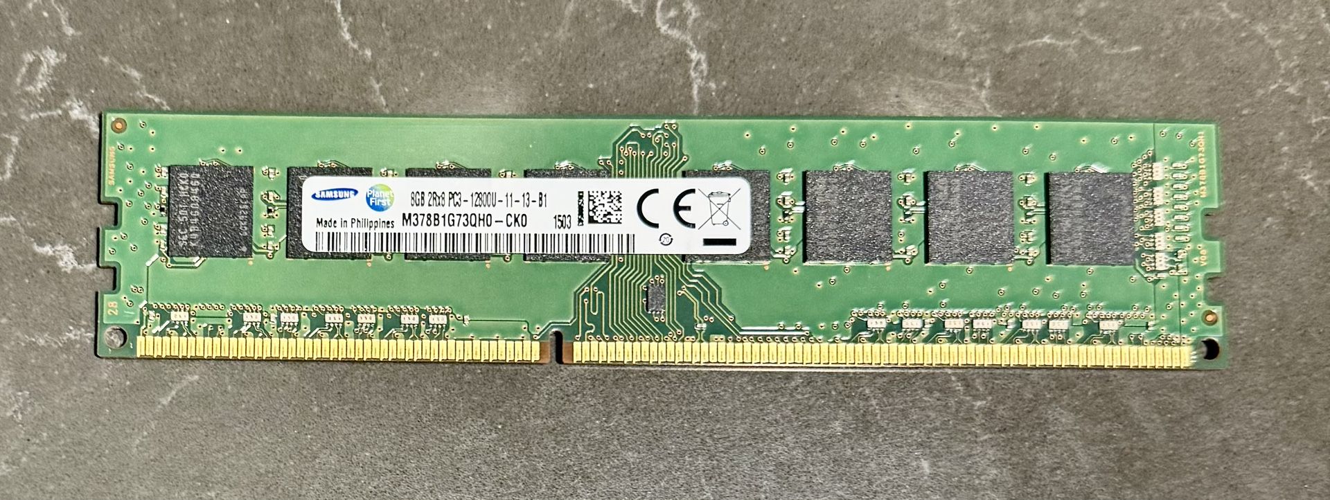 Samsung M378B1G73QH0-CK0 8GB (1x8GB) 1600MHz 240-pin DDR3 DIMM RAM Module