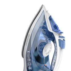 1200W Steam Iron for Clothes with Non-stick Ceramic Coating Soleplate, Iron with 200ml Large Water Tank, Fast Heating, Adjustable Thermostat Dial, Sel