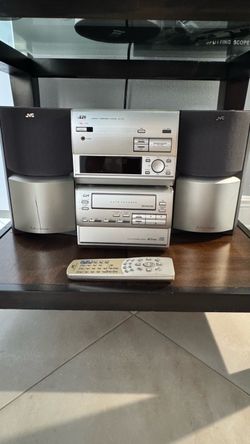 Vintage JVC EX-TD5 Stereo + Speakers & Remote — Fully Working!