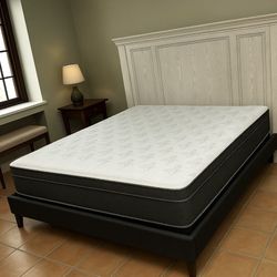 Brand New King Size Mattress 10” For Unbeatable Comfort! Also in Twin, Full & Queen. Wrapped in Plastic. Same-day Delivery.