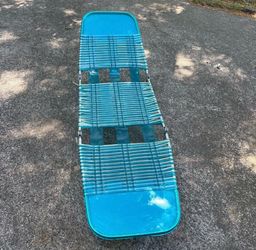 Vintage Jelly Tube Lounge Beach Tanning Folding Chair