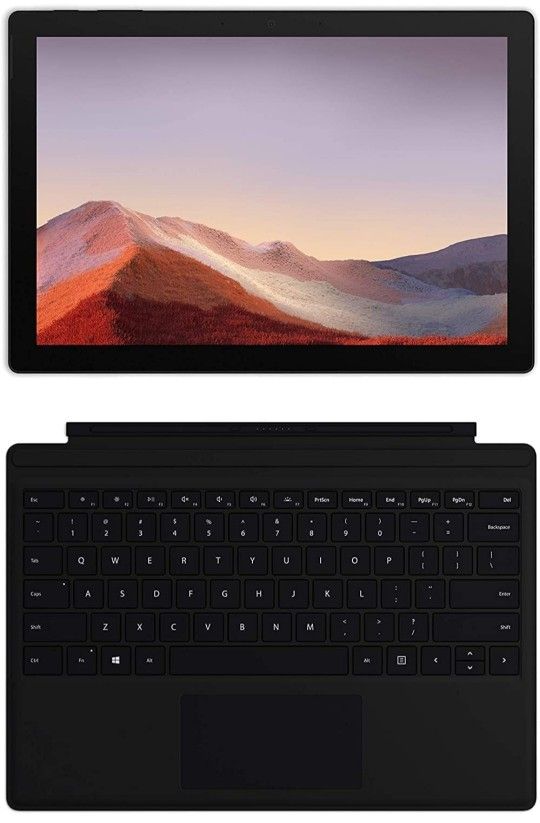 Microsoft Surface PRO 7+ black W Keyboard