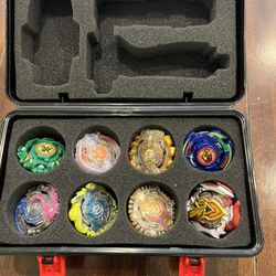 Beyblade Burst Lot of 11 Authentic Hasbro Takara Tomy With Box Holder