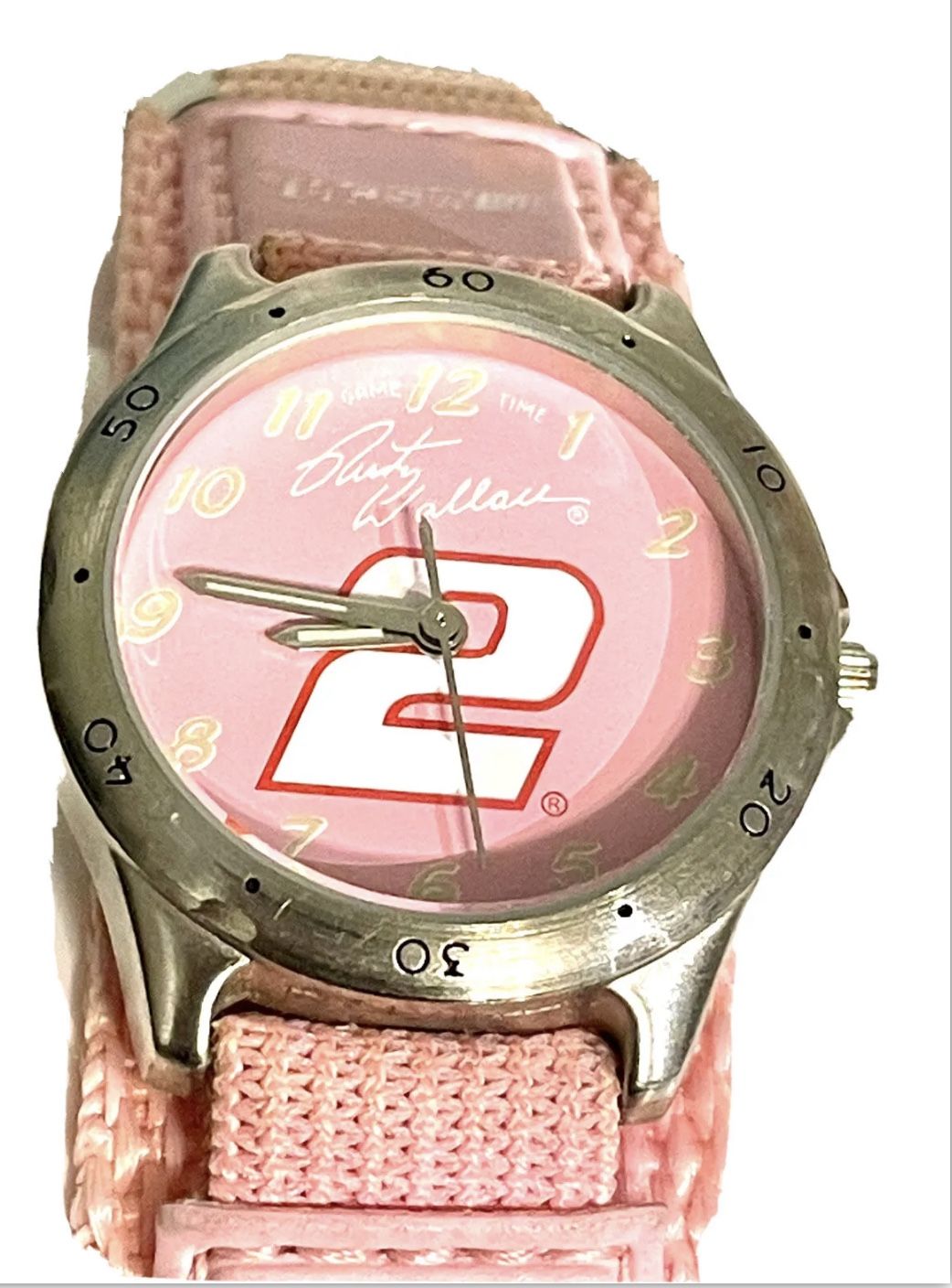 NASCAR Rusty Wallace Pink Watch