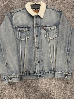 MEN’S LEVI’S DEMIN SHERPA JACKET