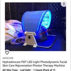 Hydraskincare PDT LED Light Photodynamic Facial Skin Care Rejuvenation Photon Therapy Machine