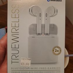 Earbuds True Wireless Bluetooth Brand New In Box
