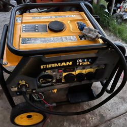 Firman Dual/ Fuel Generator 
120/240 Volts
