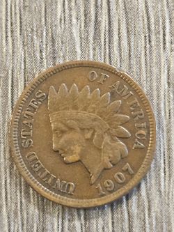 1907 indian head penny