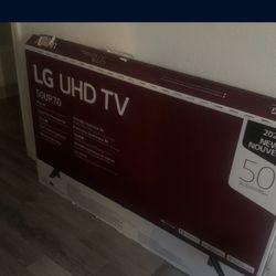 50” Lg 4K Tv New 300