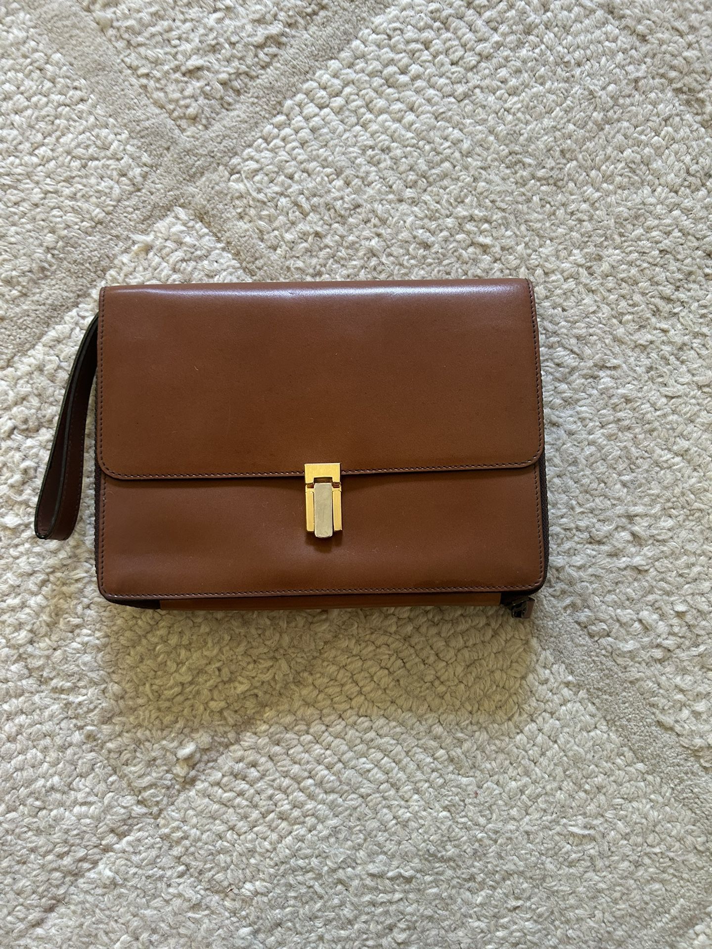 NEW-Authentic "Lancel" Men Purse/Wallet -Genuine Leather