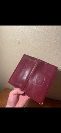 Cartier long bi fold wallet