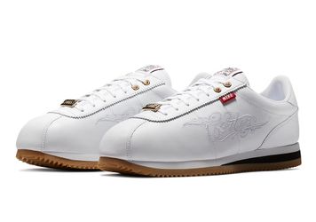 Nike X Mister Cartoon Cortez QS White/Black/Gum AA4875-100 Men's Sz 5 / Wms 6.5