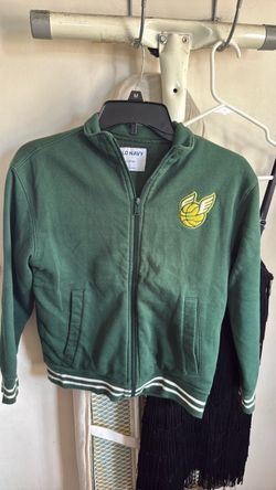Old Navy Youth Green Zip-Up Jacket L10-12