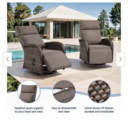 Swivel chairs set